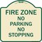 Signmission No Parking No Stopping Heavy-Gauge Aluminum Architectural Sign, 18" x 18", TG-1818-23703 A-DES-TG-1818-23703 - alternate 1